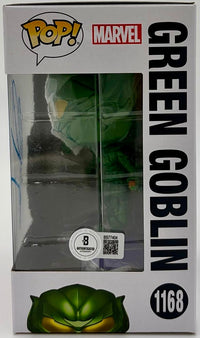 Willem Dafoe Signed Funko Pop #1168 Green Goblin (Spider-Man)  - Beckett COA