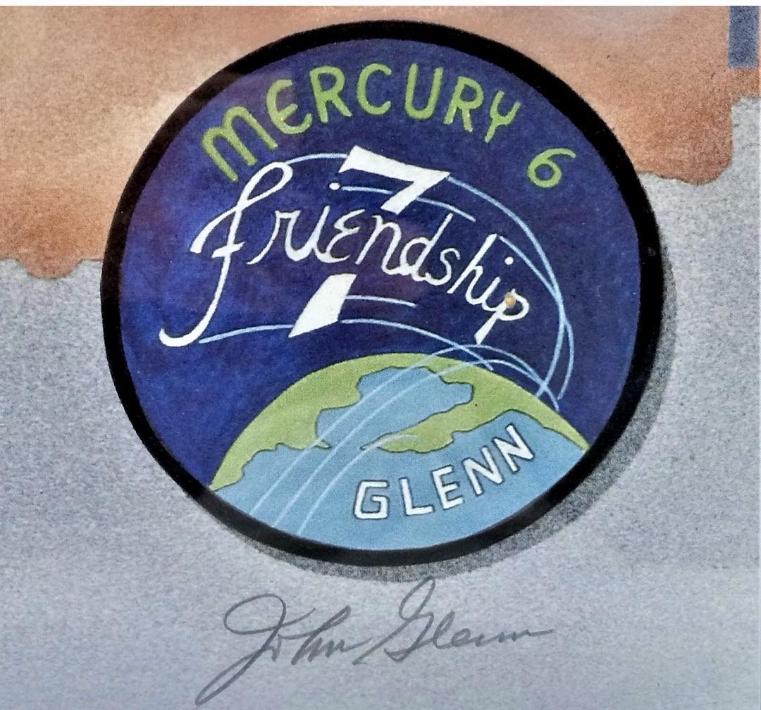 Mercury 7 signed limited edition 25x35 lithograph (1270/1500) *RARE*