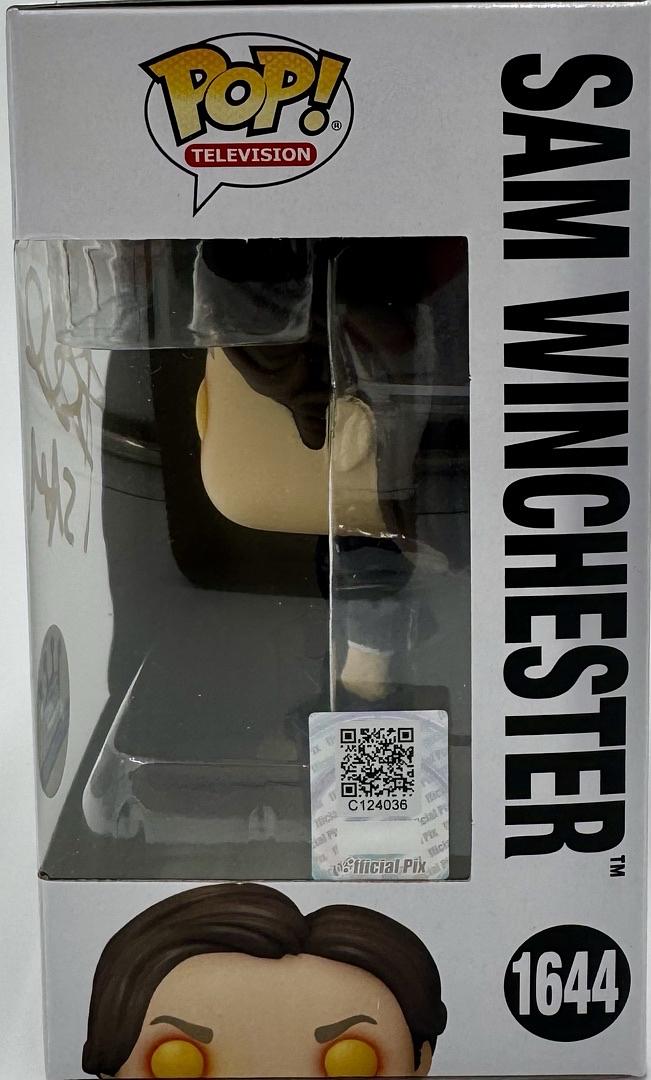 Jared Padalecki (Supernatural) signed Funko #1644 w/character inscription - Official Pix COA