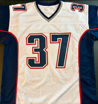 Rodney Harrison signed Patriots jersey w/inscription - JSA COA