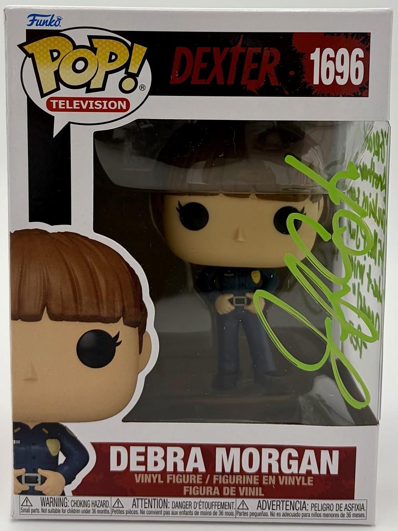 Jennifer Carpenter "Debra Morgan" signed Funko Pop #1696 w/quote & char name (Dexter) - JSA COA