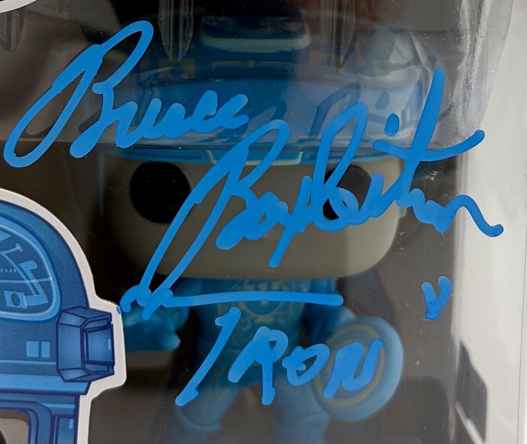 Bruce Boxleitner signed "Tron" Funko #489 w/character name - OC Celebrity Marketing