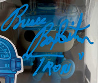 Bruce Boxleitner signed "Tron" Funko #489 w/character name - OC Celebrity Marketing