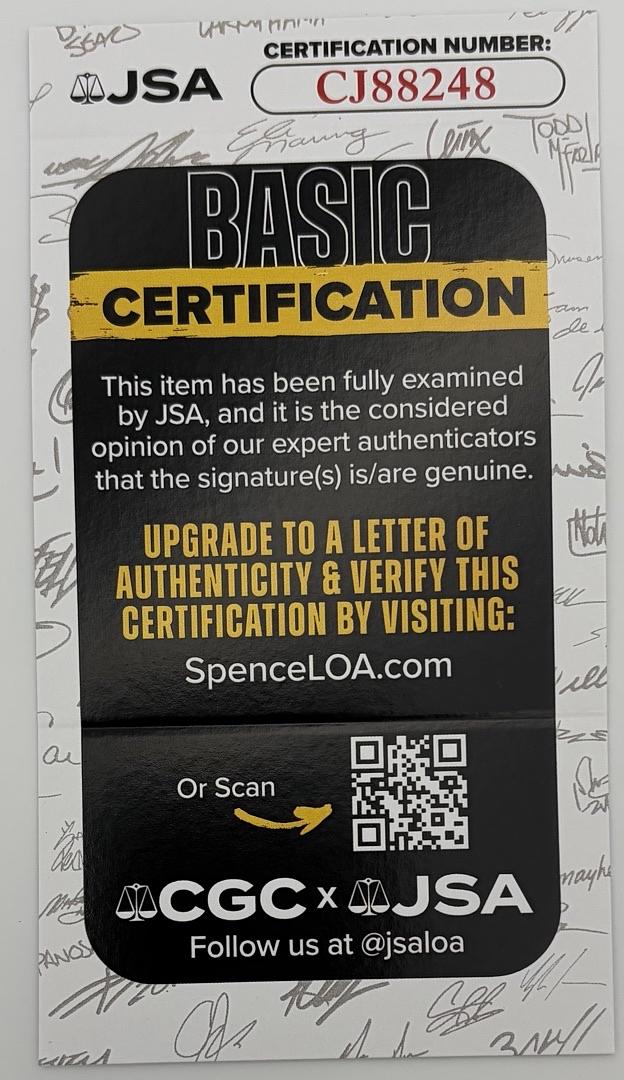 Casper VanDien signed "Johnny Rico" Funko #1047 (Starship Troopers) - JSA COA