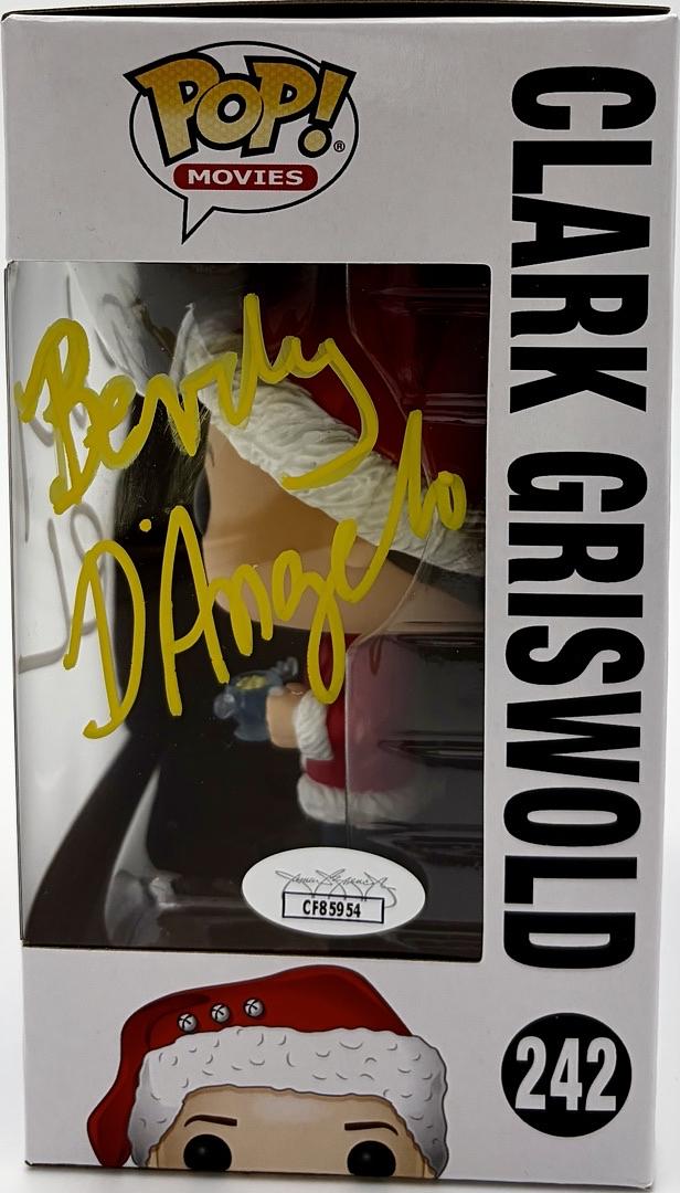 Chevy Chase & Beverly D'Angelo Signed Funko Pop #242 Clark Griswold (Christmas Vacation)  - JSA & Beckett COA