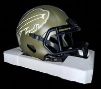 Josh Allen (Bills) signed Salute to Service mini-helmet - Beckett COA