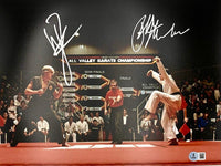 Ralph Macchio and William Zabka signed 11x14 (Karate Kid) - Beckett COA