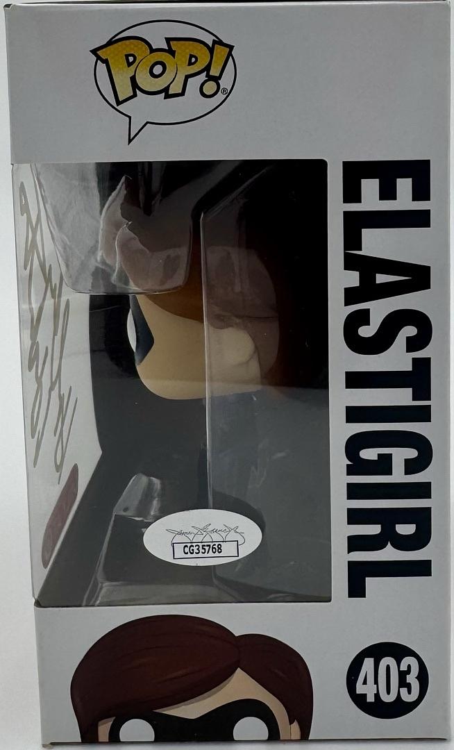 Holly Hunter signed "Elastigirl" Funko #403 (Incredibles) - JSA COA