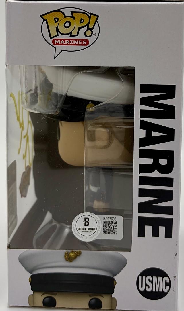 Alec Baldwin signed U.S. Marines Funko (USMC) w/ Lt. Ryan inscription - Beckett COA *RARE*