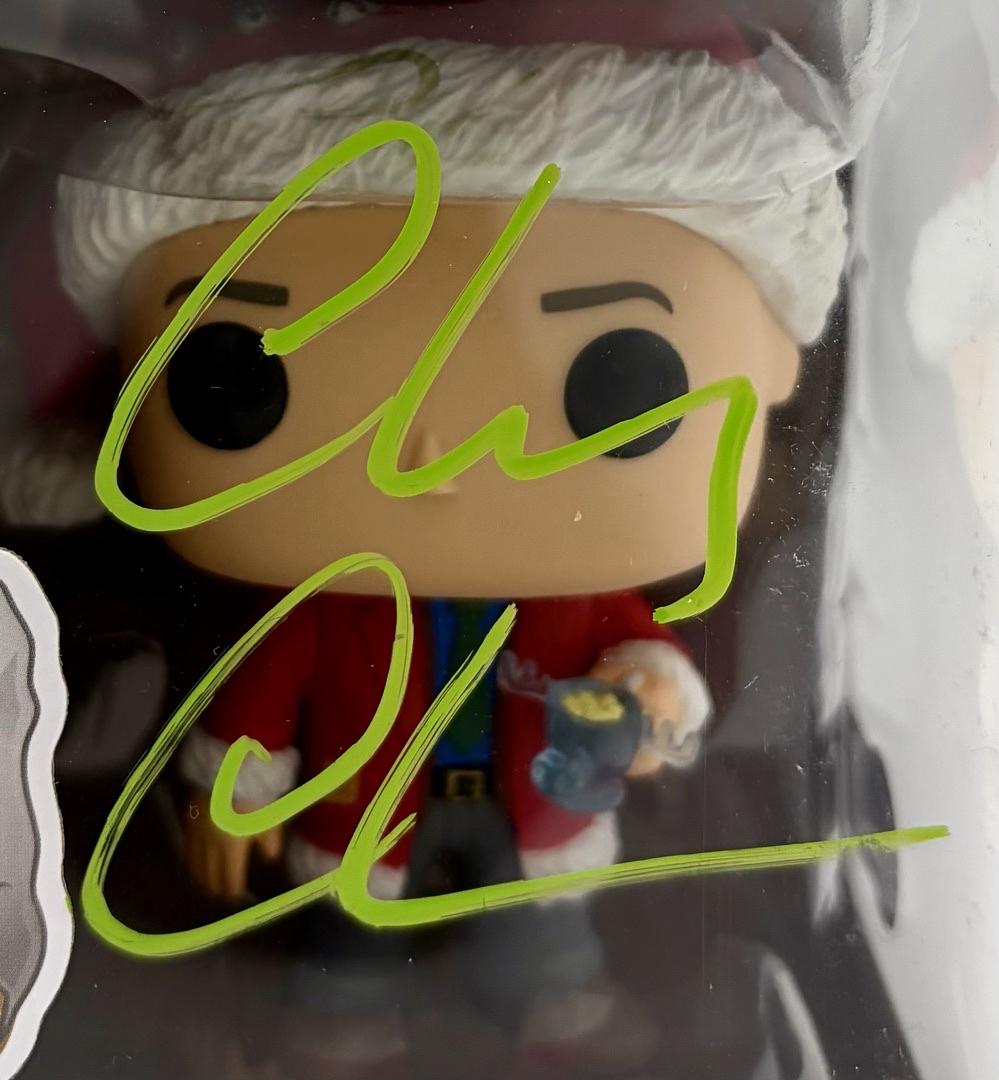 Chevy Chase Signed Funko Pop #242 Clark Griswold (Christmas Vacation) - Beckett COA