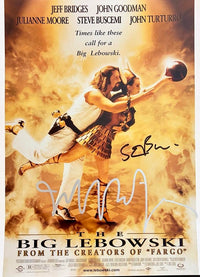 Jeff Bridges Steve Buscemi signed 11x14 (The Big Lebowski) - JSA COA