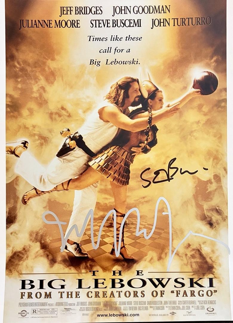 Jeff Bridges Steve Buscemi signed 11x14 (The Big Lebowski) - JSA COA