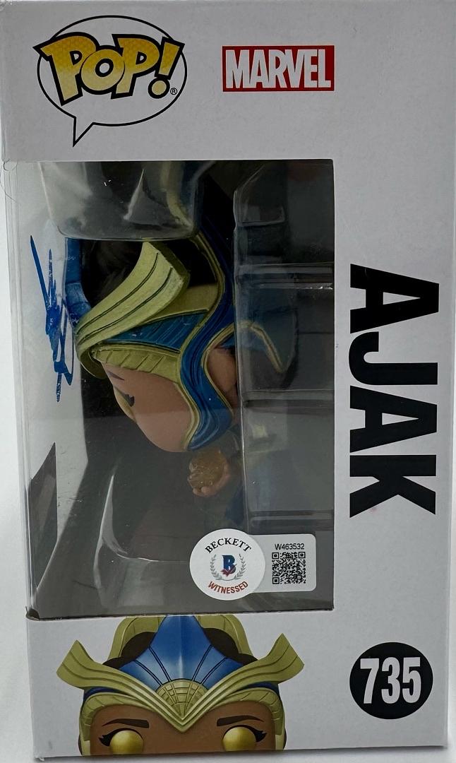 Selma Hayek signed Funko #735 "Eternals" - Beckett COA
