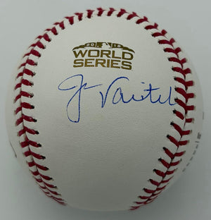 Jason Varitek signed 2018 World Series baseball (Red Sox) - JSA COA