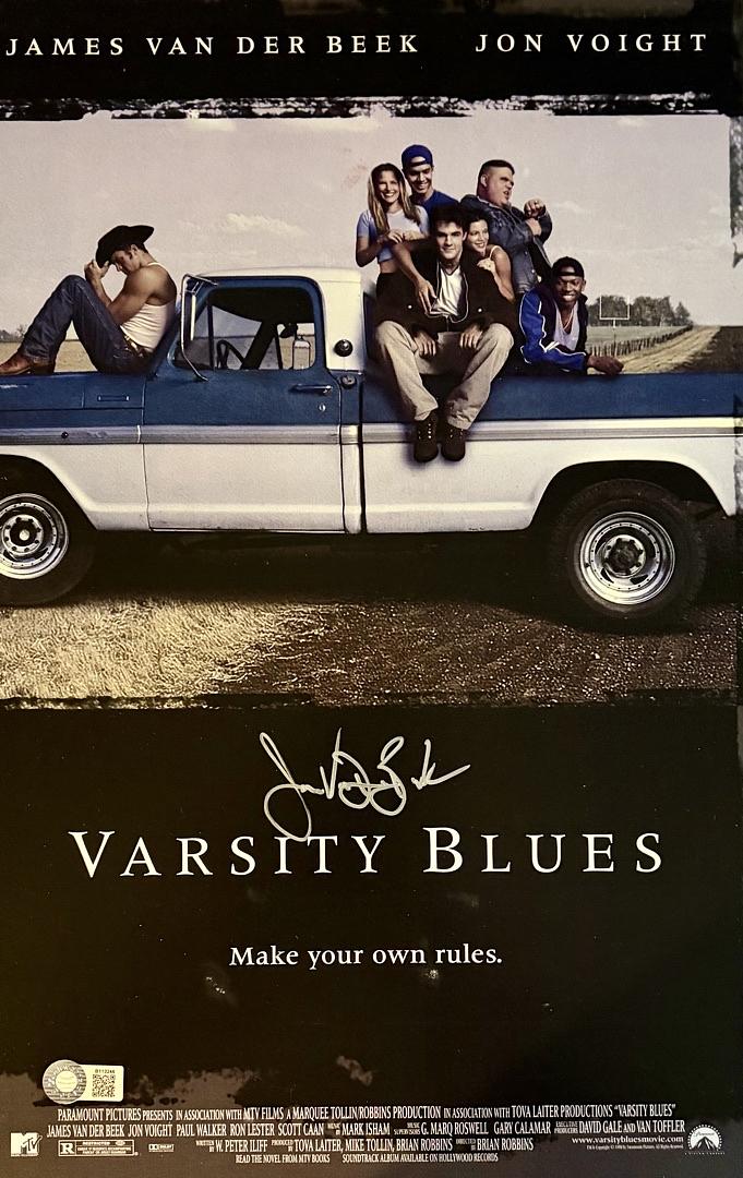 James Van Der Beek Signed 11x17 Photos (Varsity Blues) - Schwartz COA