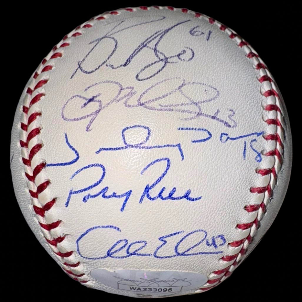 2004 World Series ROMLB Red Sox signed baseball signed by 19 - JSA, Sureshot and Beckett COA's