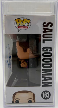 Bob Odenkirk Signed Funko Pop #163 Saul Goodman (Breaking Bad)  - encapsulated PSA/DNA COA