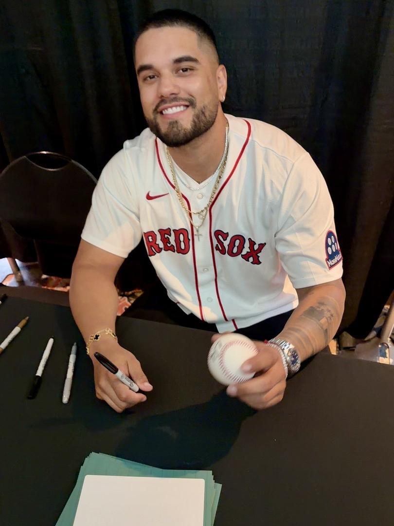 Carlos Narvaez signed baseball (Red Sox) - JSA COA