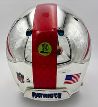 Tom Brady Autographed Full Size Authentic Chrome Helmet - Tristar and GOAT COA