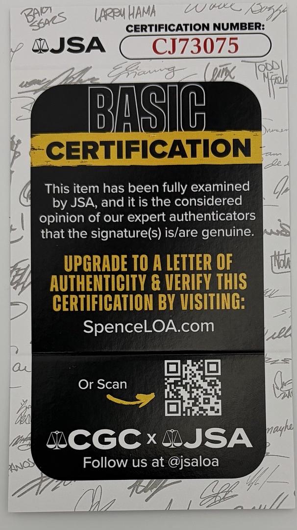 Ron Howard & Bryce Dallas Howard signed 8x10 JSA COA *RARE*