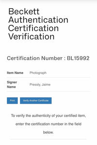 Jaime Pressly sexy signed 11x14 - Beckett COA