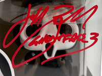 Jeff Brockton signed "Ghost Face" Funko #1607 (Scream) - Zobie COA