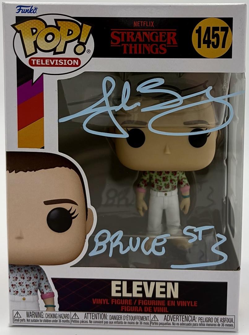 Jake Busey signed "Eleven" Funko #1457 (Stranger Things) - SWAU COA