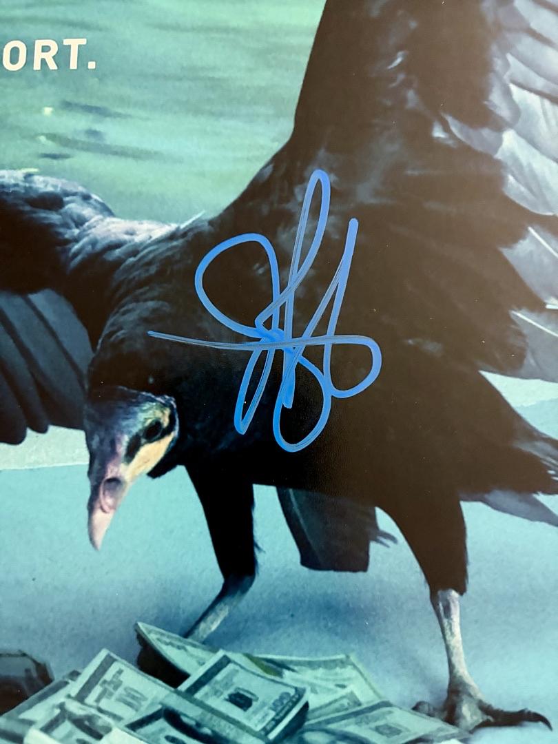 Jason Bateman signed 12x18 mini-poster (Ozark) - JSA COA