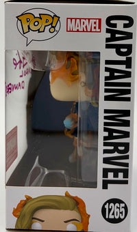 Brie Larson Signed Exclusive "Captain Marvel" Funko #1265 w/alias name (The Marvels) - JSA COA