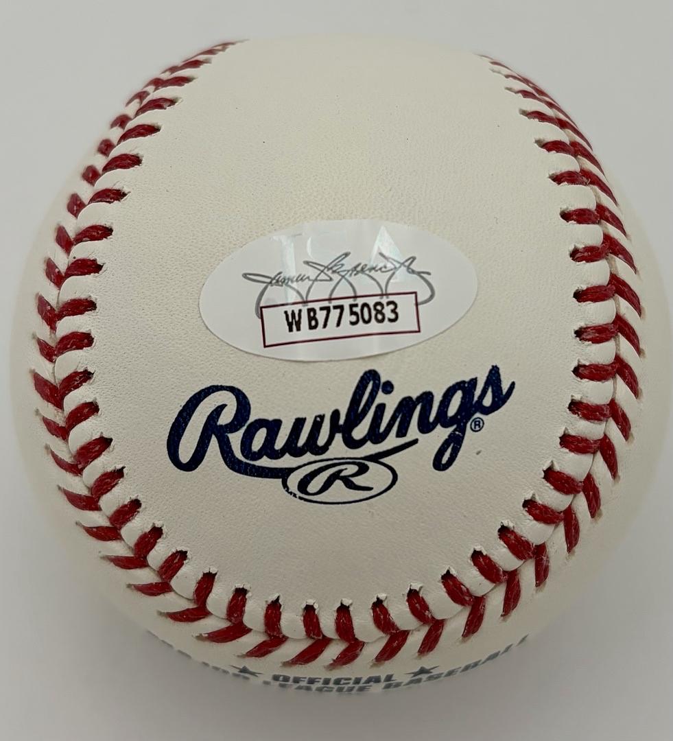Garrett Crochet signed ROMLB baseball (Red Sox) - JSA COA