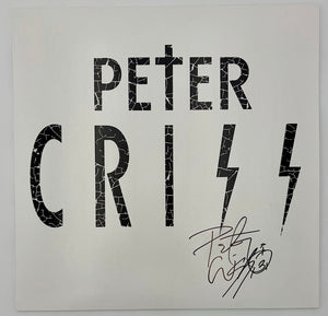 Peter Criss signed LP (KISS) - JSA COA