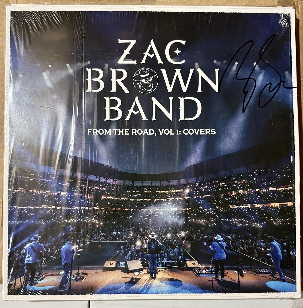Zac Brown Signed Album "From The Road - Volume 1" Vinyl Album #03 - Beckett COA