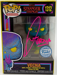 Jamie Campbell Bower signed "Vecna" Funko #1312 (Stranger things) - JSA COA