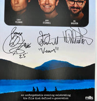 Corey Feldman Wil Wheaton Jerry O'Connell signed 11x17 (Stand by Me) - JSA COA
