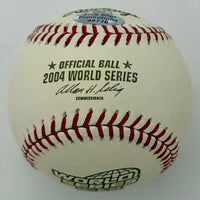 Pedro Martinez signed 2004 World Series Baseball - Sureshot COA