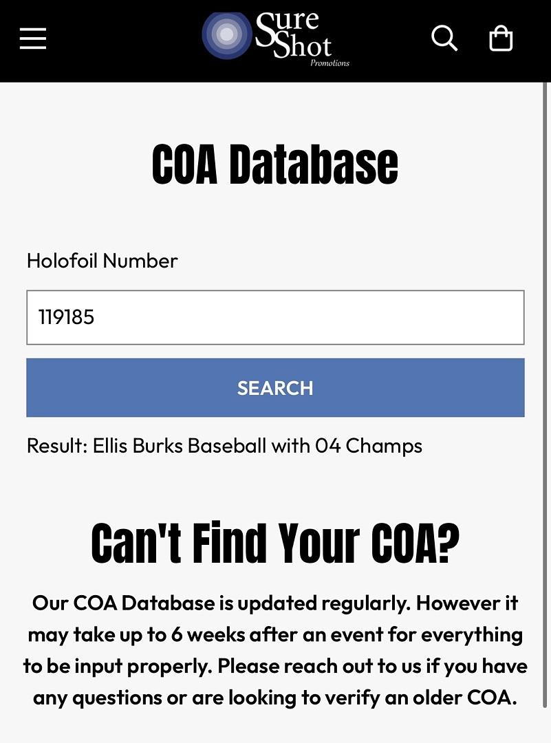 Ellis Burks signed 2004 World Series ROMLB Baseball (Red Sox) - Sure Shot COA