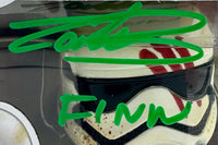 John Boyega signed "FN-2187" Funko Pop #100 w/character name and long quote - Official Pix COA