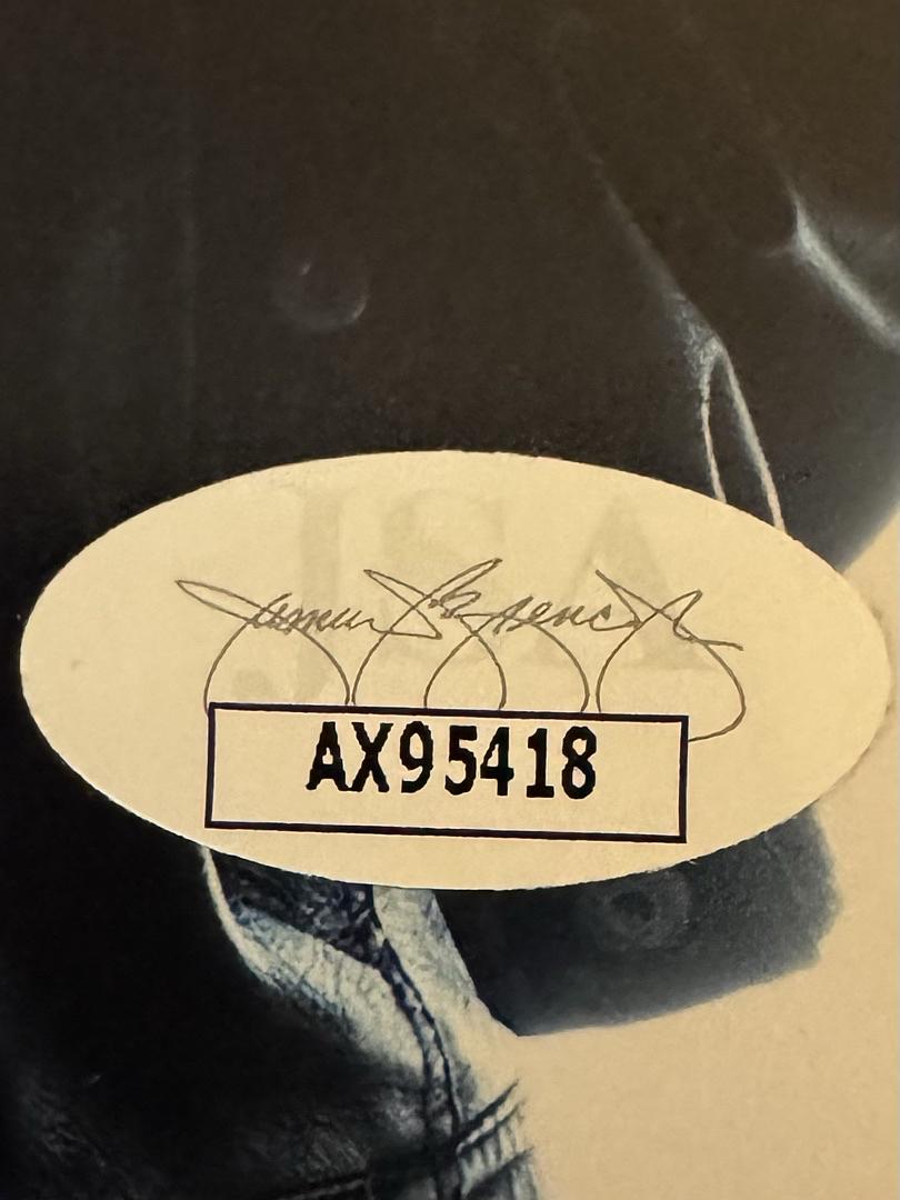 Matt Damon Casey Affleck signed 8x10 (The Instigators) - JSA COA