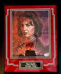 Maya Hawke signed, framed & matted 8x10 (Stranger Things) - JSA COA