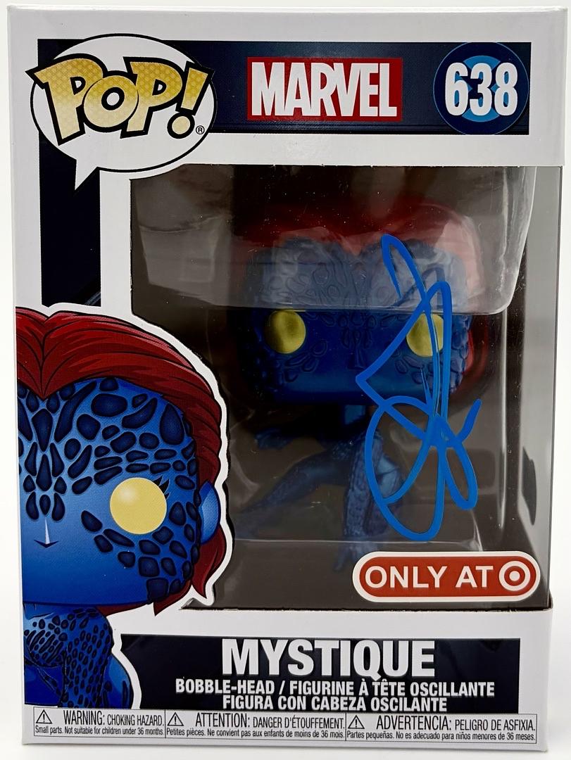 Jennifer Lawrence signed Marvel X-Men Funko #638 - Beckett COA *RARE*