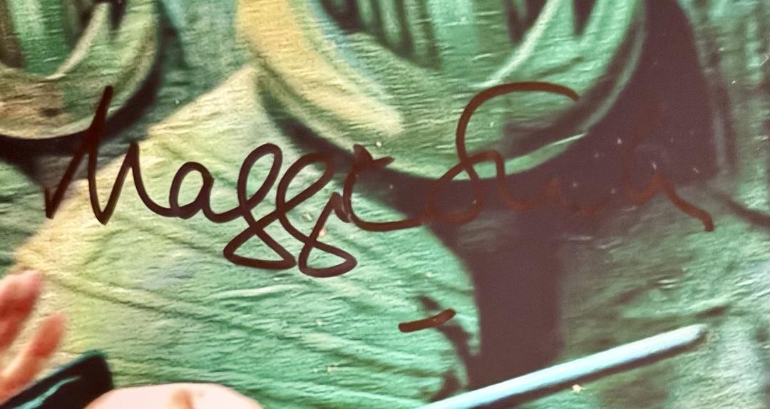 Maggie Smith signed 8x6 photo Professor Mcgonagall (Harry Potter) - Full Beckett Letter *RARE*