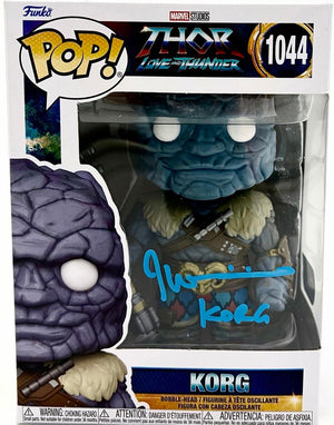 Taika Waititi signed "Korg" signed Funko #328 (Thor) - SWAU COA