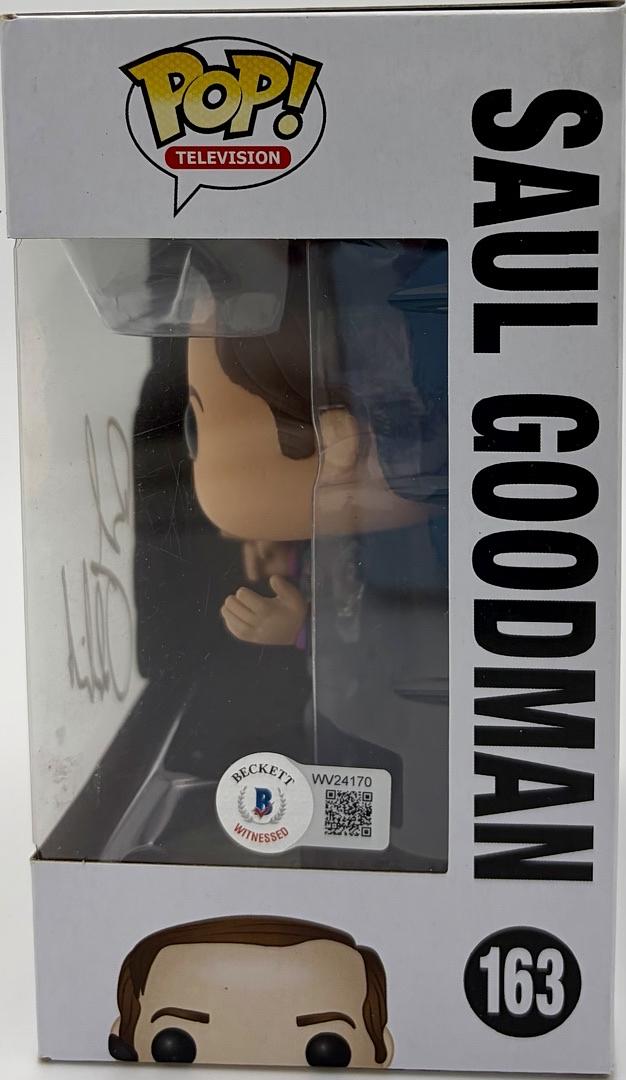 Bob Odenkirk Signed Funko Pop #163 Saul Goodman (Breaking Bad)  - Beckett COA