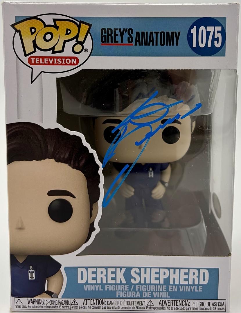 Patrick Dempsey signed Funko #1075 "Grey's Anatomy" - JSA COA