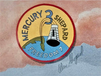 Mercury 7 signed limited edition 25x35 lithograph (1270/1500) *RARE*