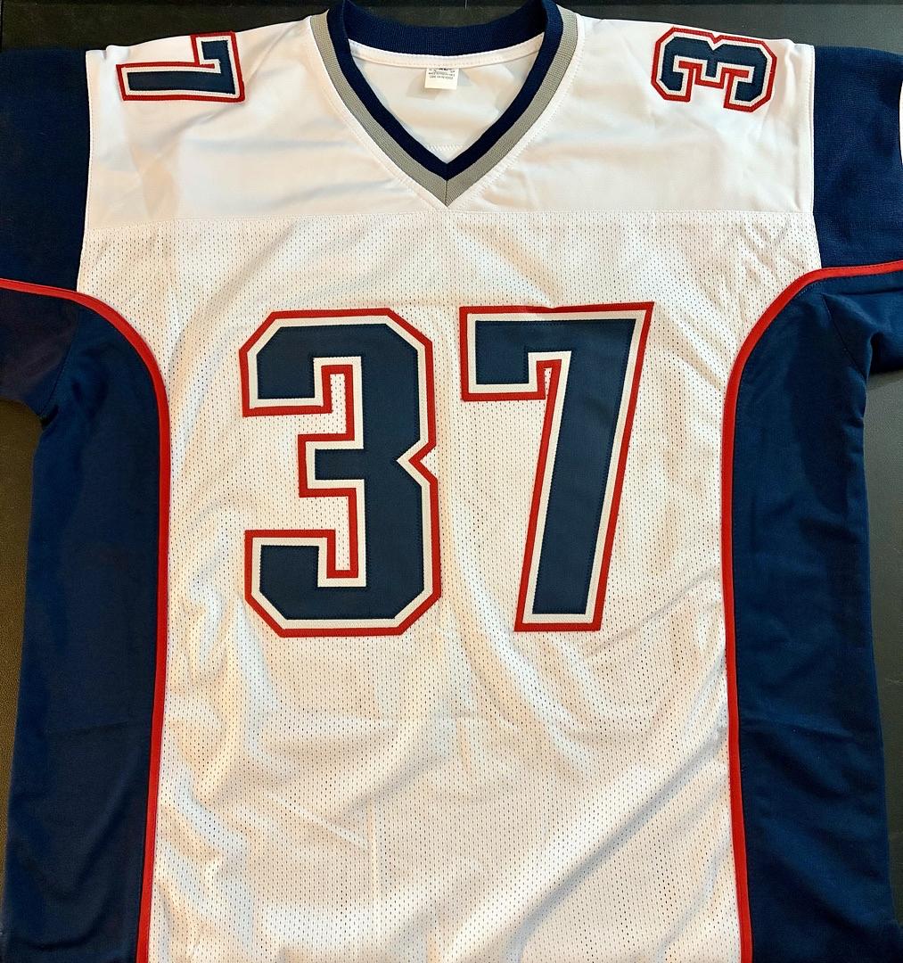 Rodney Harrison signed Patriots jersey w/inscription - JSA COA