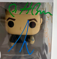 Cast signed Galaxy Quest "Jason Nesmith" Funko #1527 (Allen/Pyle/Rees/Breen) - Beckett & JSA COA