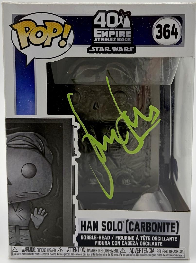 Harrison Ford signed "Han Solo Carbonite" signed Funko #364 - Beckett COA **RARE**