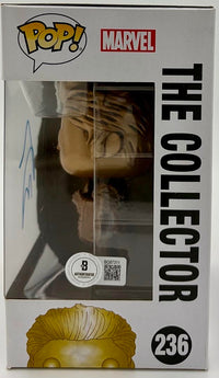 Benicio Del Toro Signed Funko Pop #236 The Collector (GOTG)  - Beckett COA