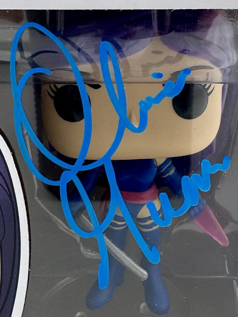 Olivia Munn Signed Funko Pop #180 Psylocke X-Men - Beckett COA